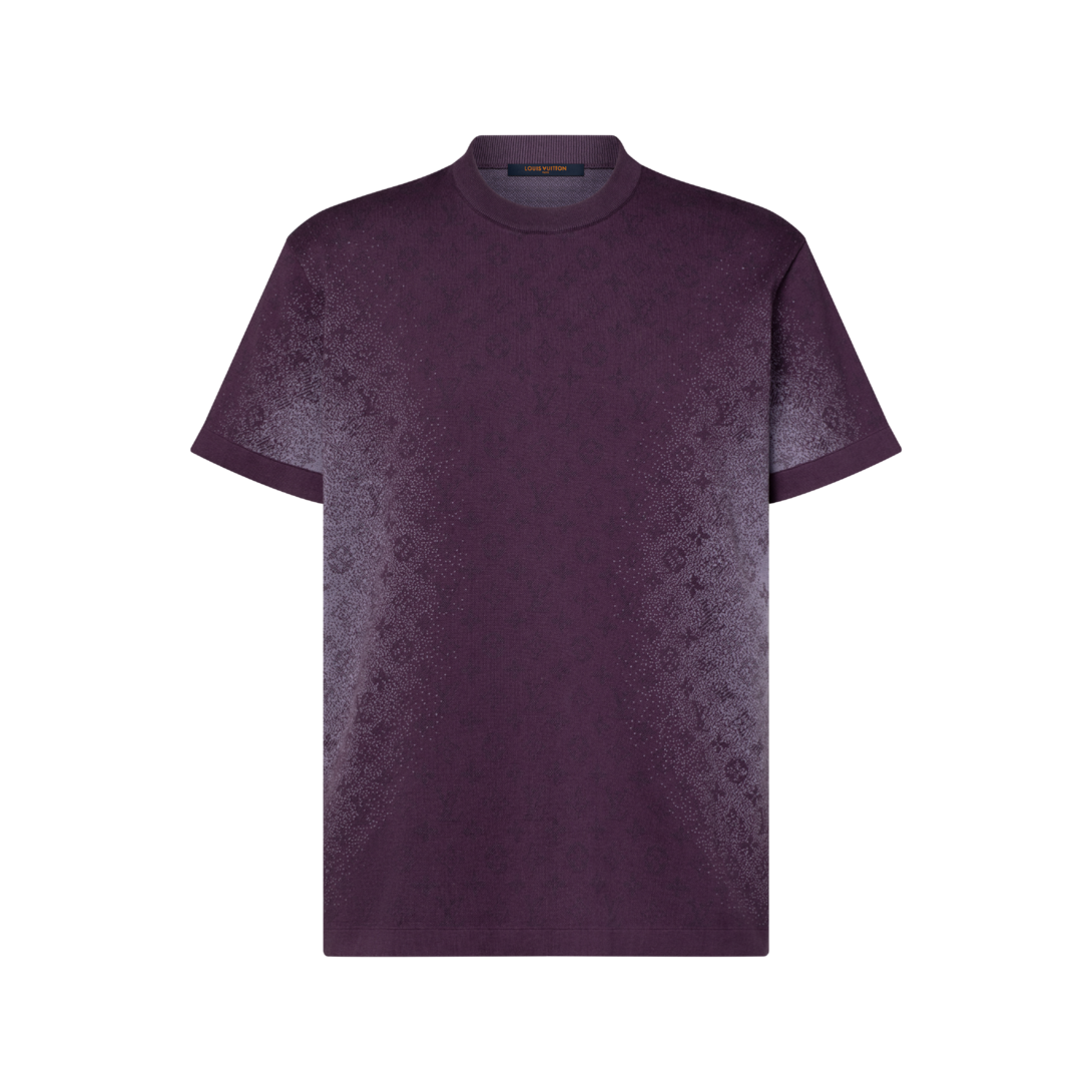 Monogram Jacquard Short-Sleeved Crewneck - New - For Men | LOUIS